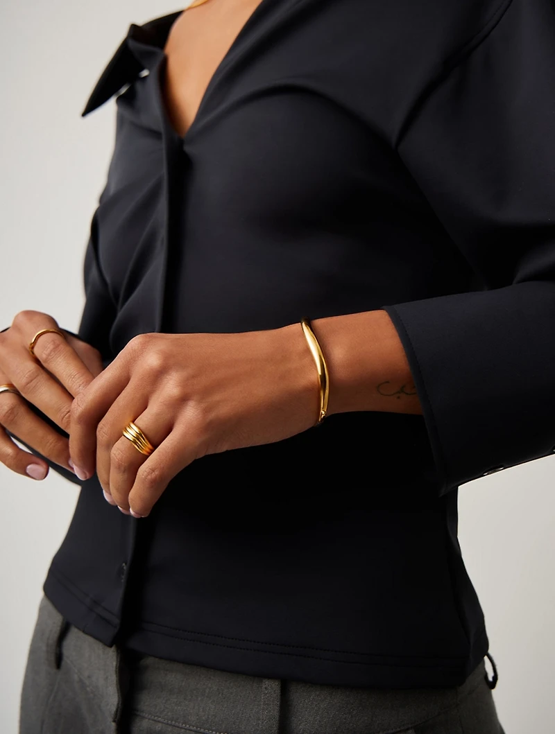 Savi Signature Hinged Bangle Bracelet