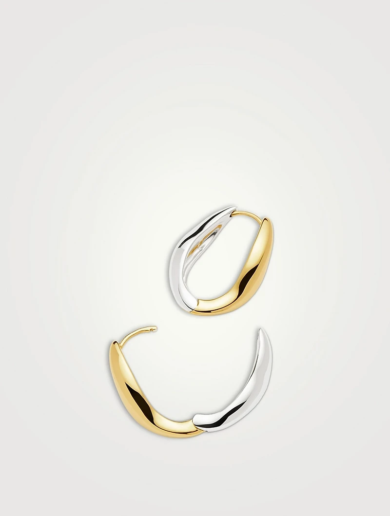 Small Savi Signature Hoop Earrings