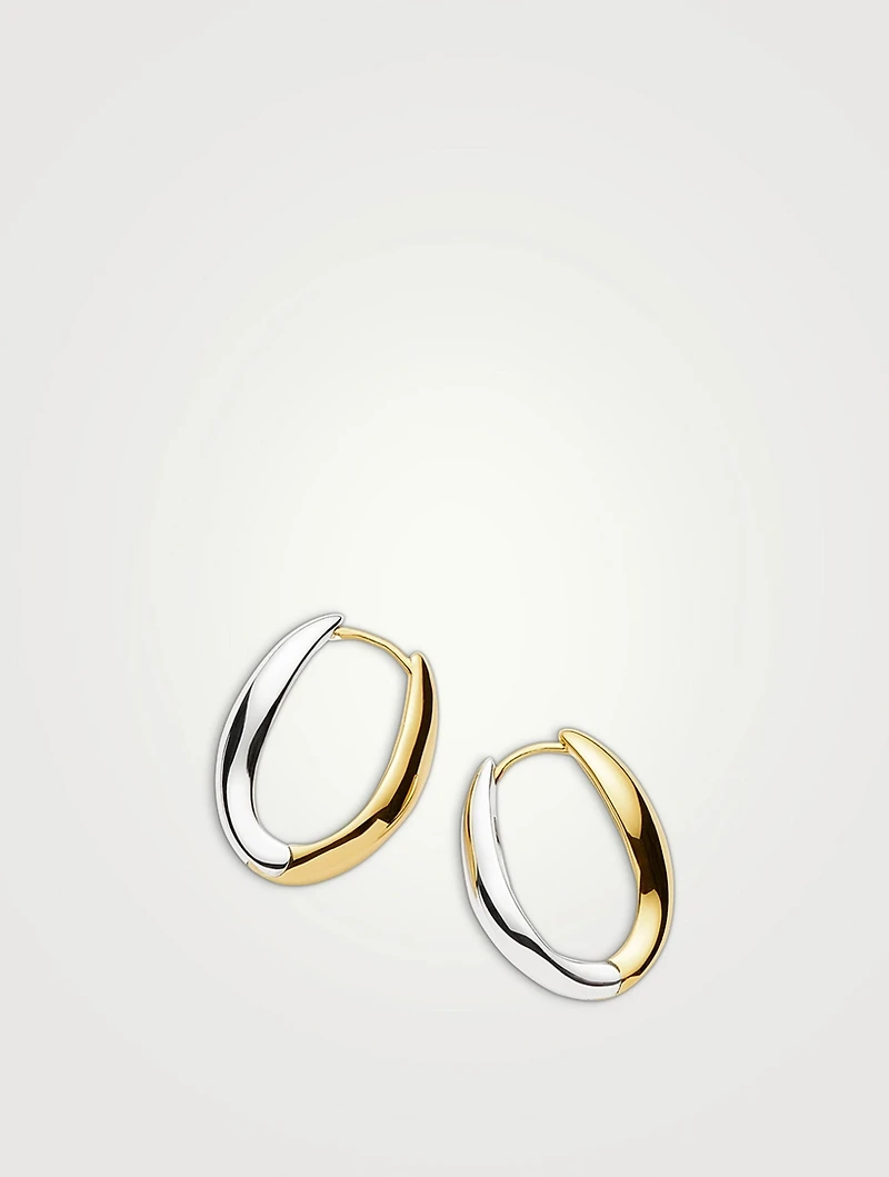 Small Savi Signature Hoop Earrings