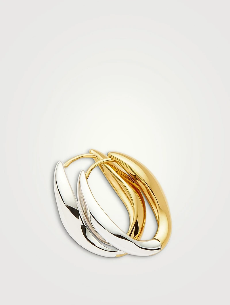 Small Savi Signature Hoop Earrings