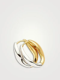 Small Savi Signature Hoop Earrings