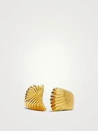Ripple Oversized Stud Earrings
