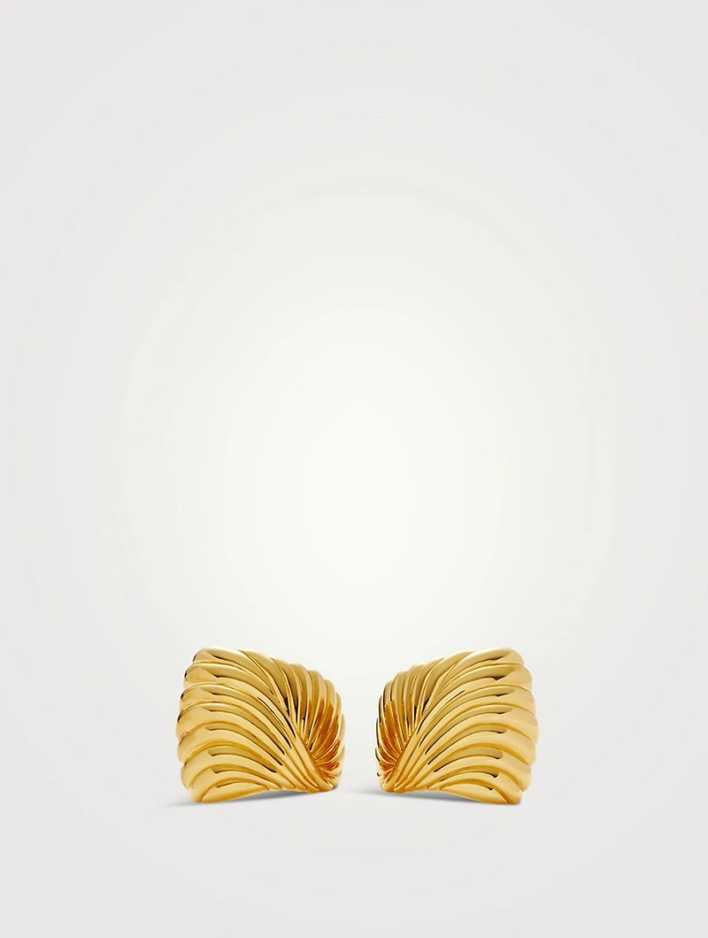 Ripple Oversized Stud Earrings