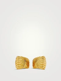 Ripple Oversized Stud Earrings