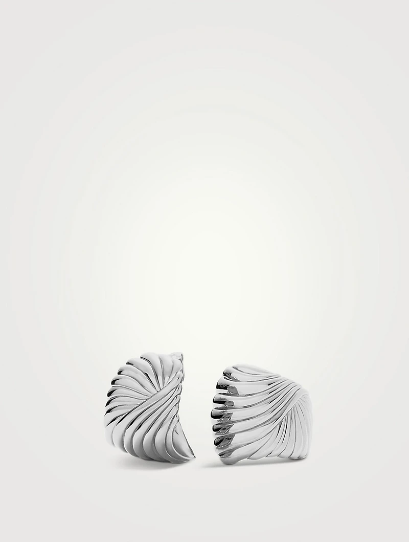 Ripple Oversized Stud Earrings