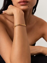 Timepiece Link Chain Bracelet