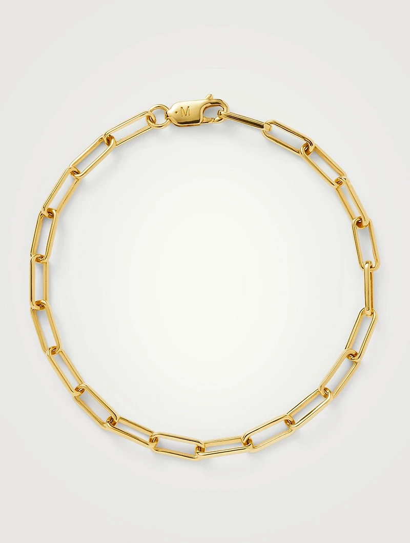 Classic Mini Paperclip Chain Bracelet