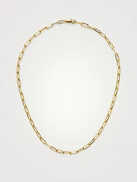 Classic Mini Short Paperclip Chain Necklace