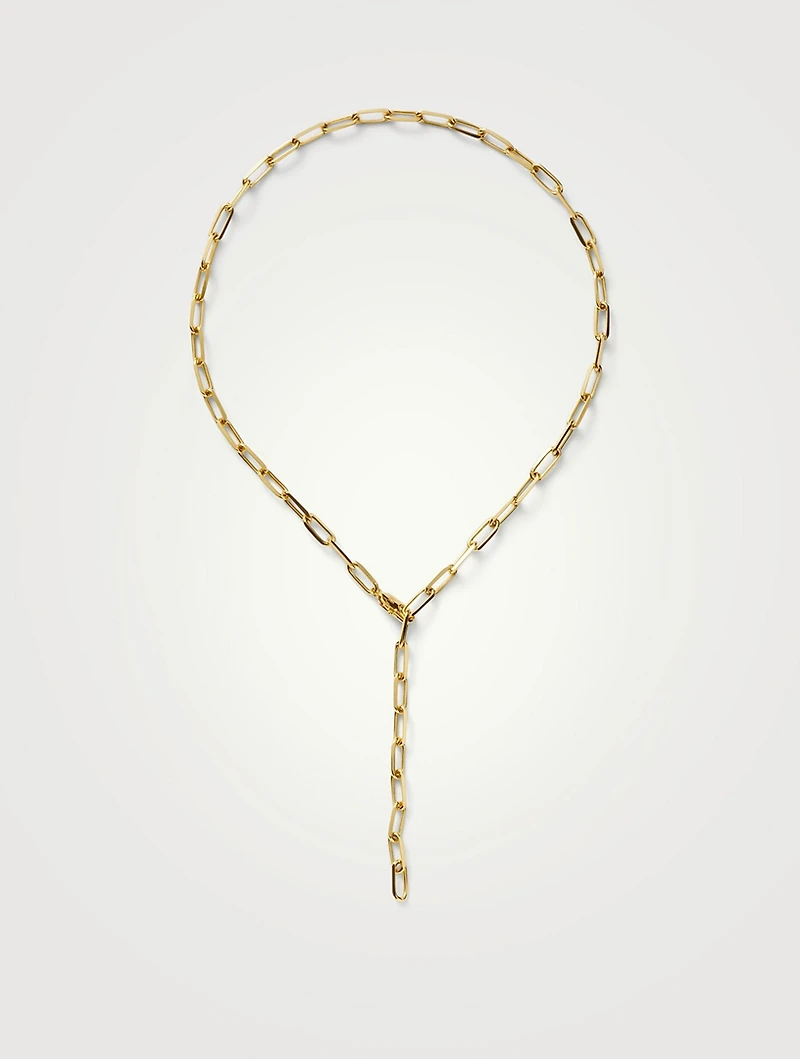 Classic Mini Short Paperclip Chain Necklace