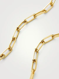 Classic Mini Short Paperclip Chain Necklace