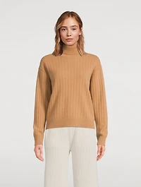 Wool Cashmere Turtleneck Sweater