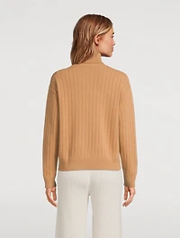Wool Cashmere Turtleneck Sweater