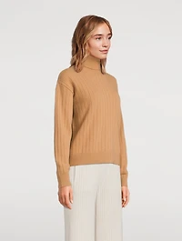 Wool Cashmere Turtleneck Sweater