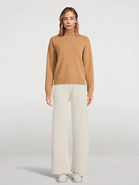 Wool Cashmere Turtleneck Sweater