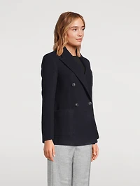 Double-Breasted Cashmere Blazer