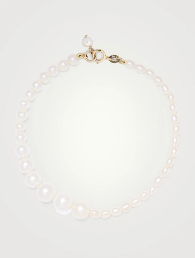Graduated Pearl Bracelet