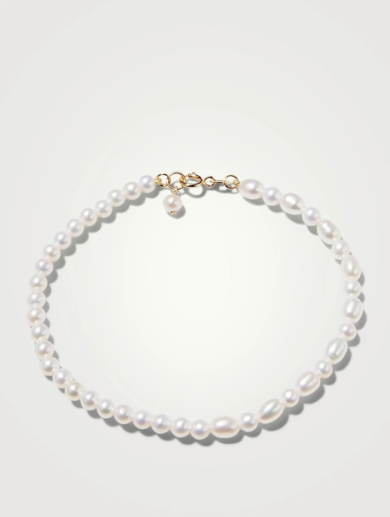 Mixed Pearl Strand Bracelet