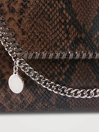 Falabella Snakeskin-Embossed Crossbody Bag