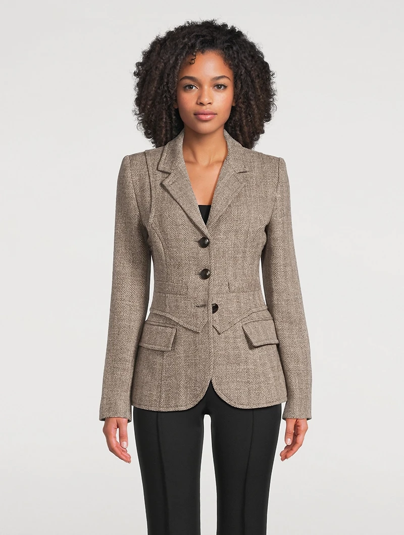 Herringbone Blazer