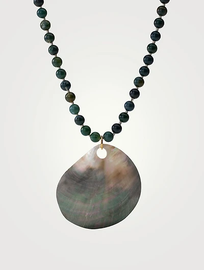 The Mallorca Shell Pendant Necklace