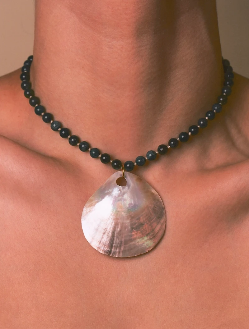 The Mallorca Shell Pendant Necklace