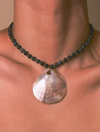 The Mallorca Shell Pendant Necklace