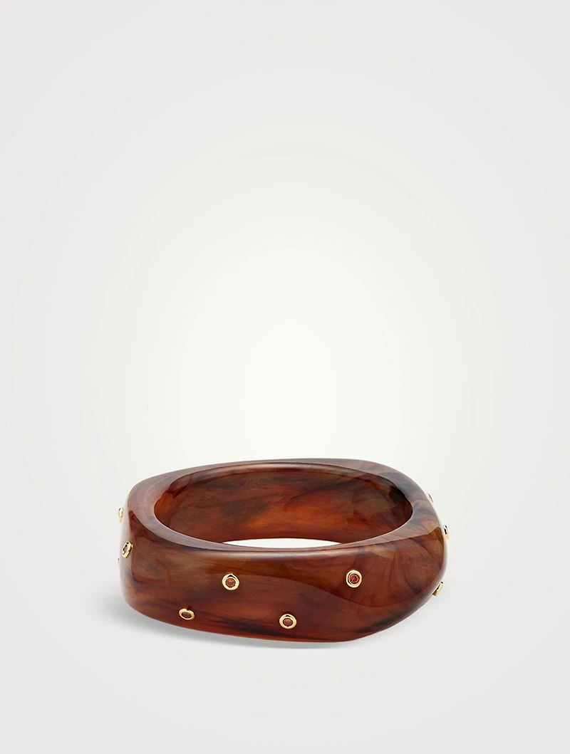 The Ibiza Lucite Cuff Bracelet