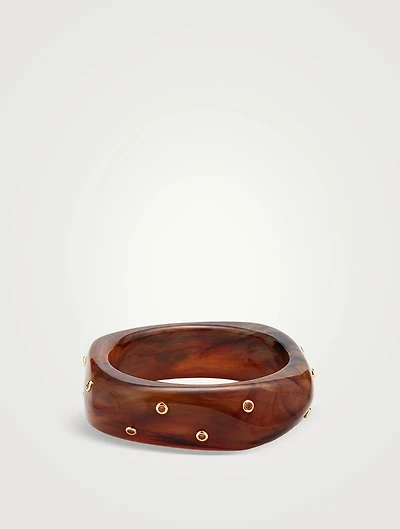 The Ibiza Lucite Cuff Bracelet