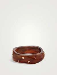 The Ibiza Lucite Cuff Bracelet