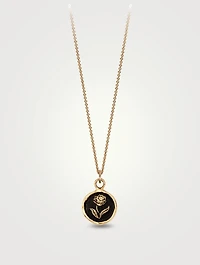 Rose 14K Gold Talisman Necklace