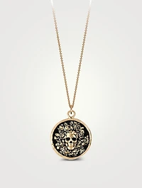 Live Every Moment 14K Gold Talisman Necklace