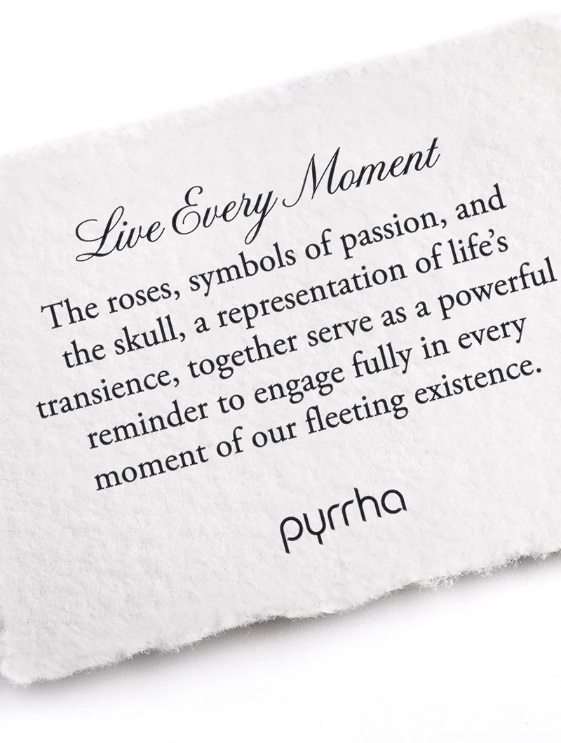 Live Every Moment 14K Gold Talisman Necklace
