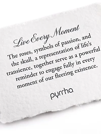 Live Every Moment 14K Gold Talisman Necklace