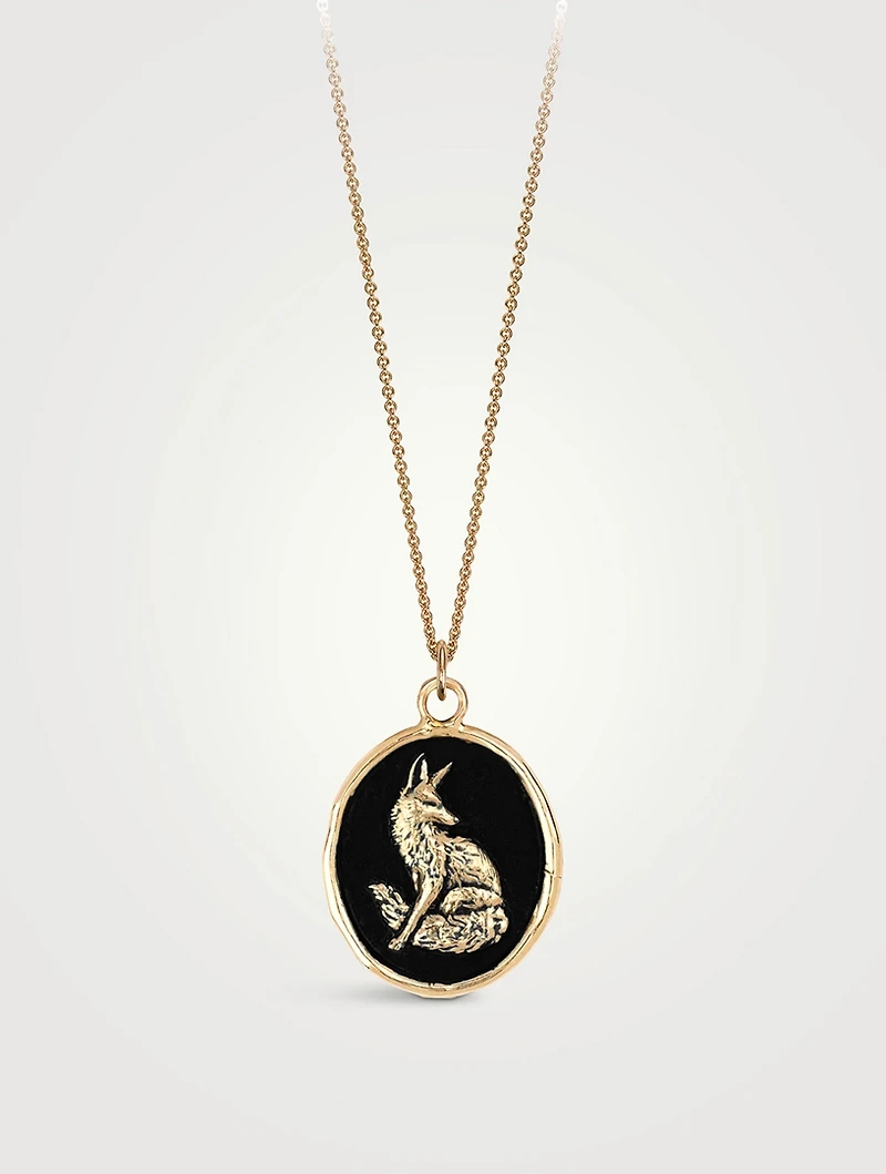 Trust in Yourself 14K Gold Talisman Necklace