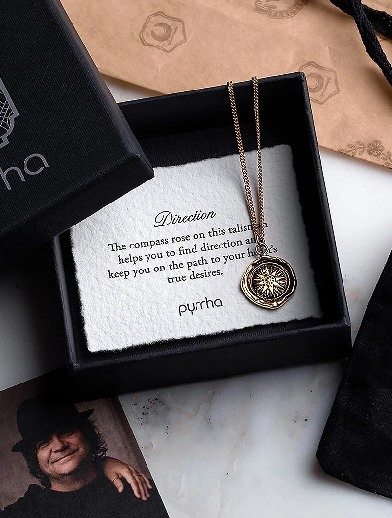Trust in Yourself 14K Gold Talisman Necklace