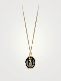 Be Here Now 14K Gold Talisman Necklace