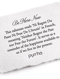 Be Here Now 14K Gold Talisman Necklace