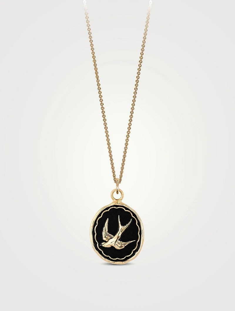 Free Spirited 14K Gold Talisman Necklace