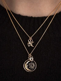 Trust The Universe 14K Gold Talisman Necklace