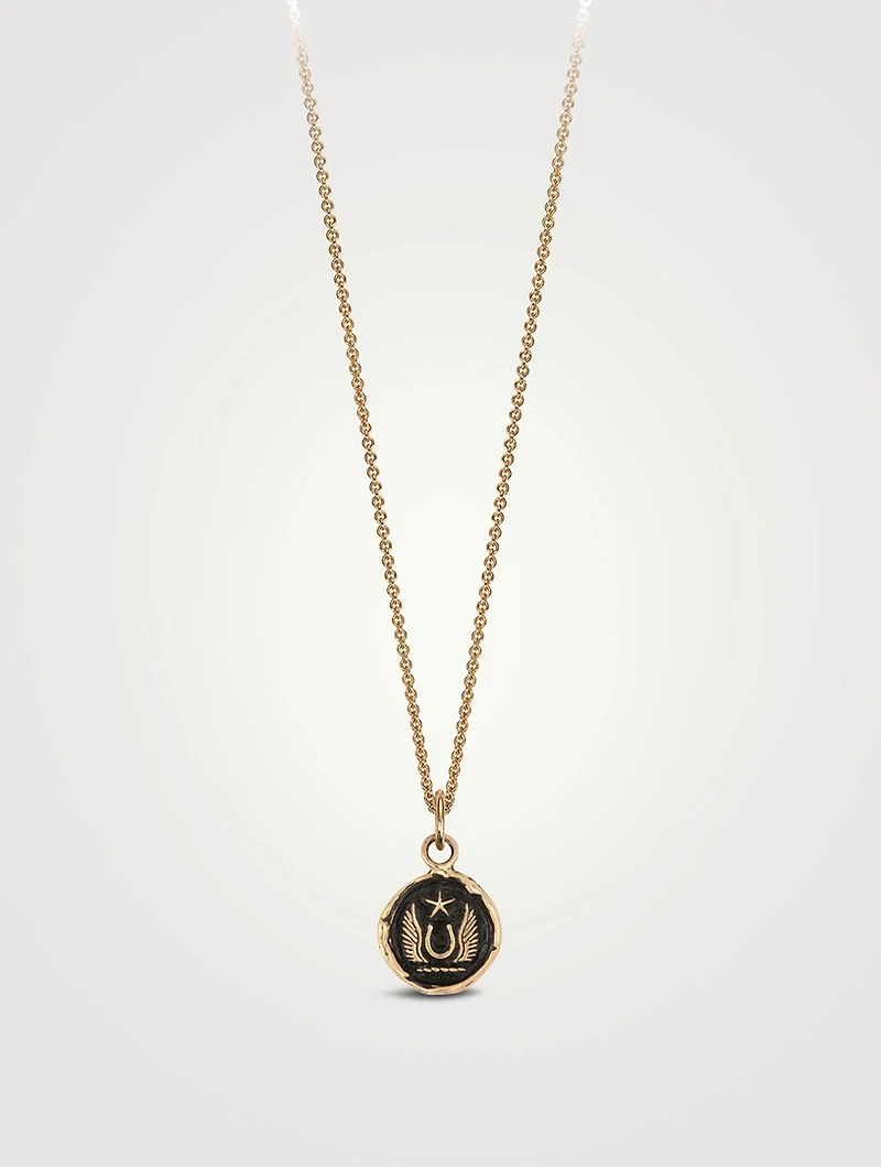 Luck & Protection 14K Gold Talisman Necklace