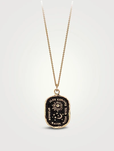 Everything For You 14K Gold Talisman Necklace
