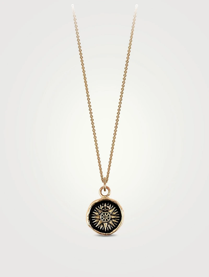 Direction 14K Gold Talisman Necklace