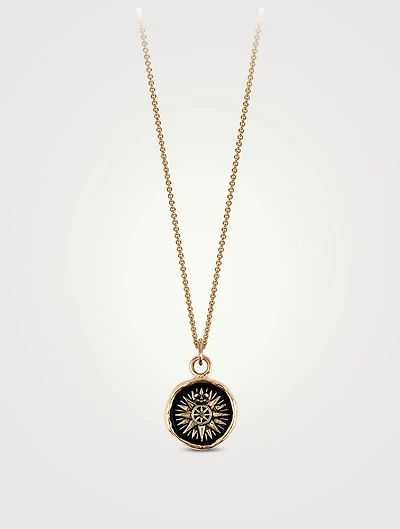 Direction 14K Gold Talisman Necklace