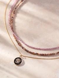 The World Is Your Oyster 14K Gold Talisman Necklace With Diamond