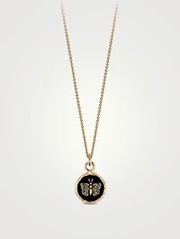 Butterfly 14K Gold Talisman Necklace