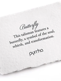 Butterfly 14K Gold Talisman Necklace