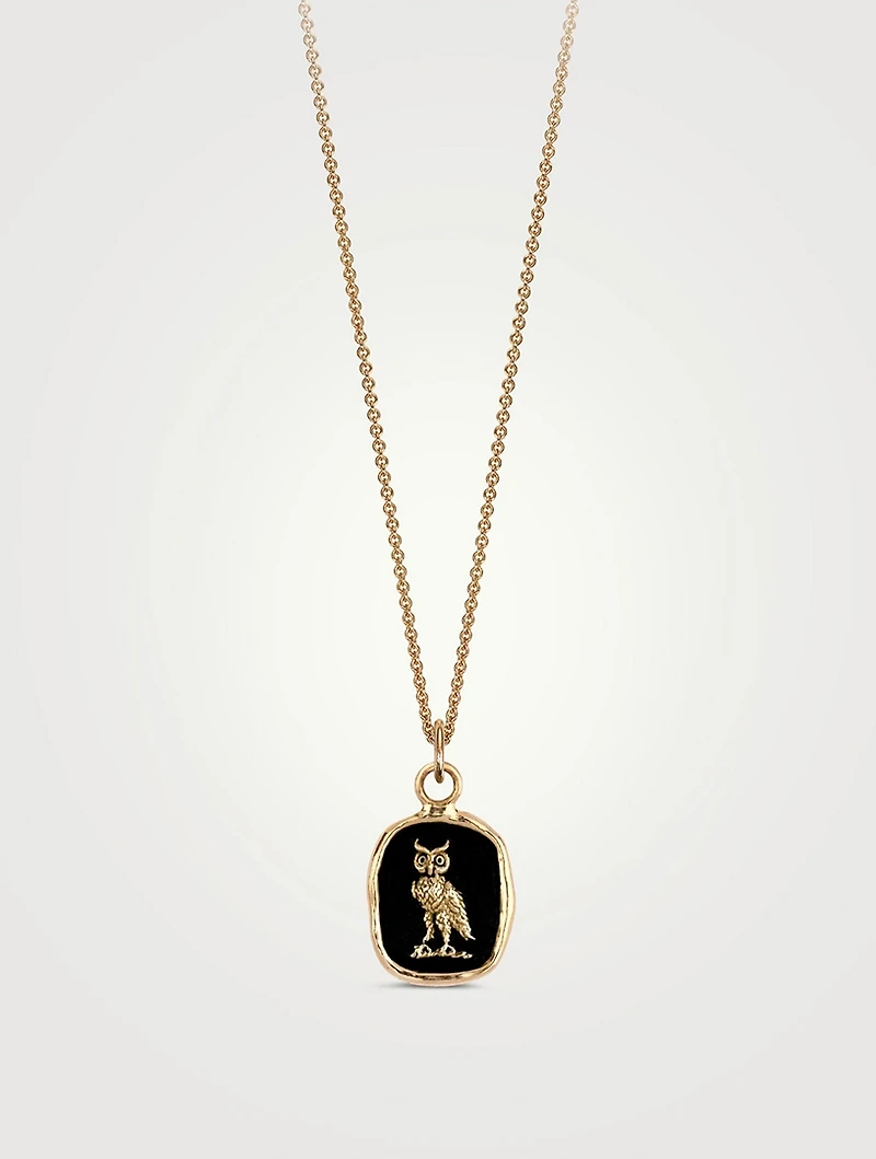Watch Over Me 14K Gold Talisman Necklace