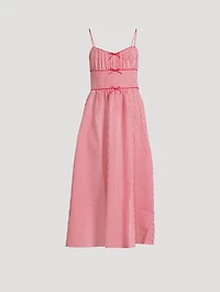 Belline Midi Dress Gingham Print