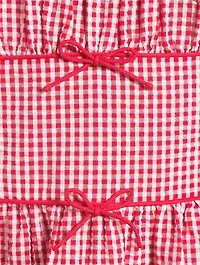 Belline Midi Dress Gingham Print