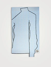 Knit Sweater Throw Blanket
